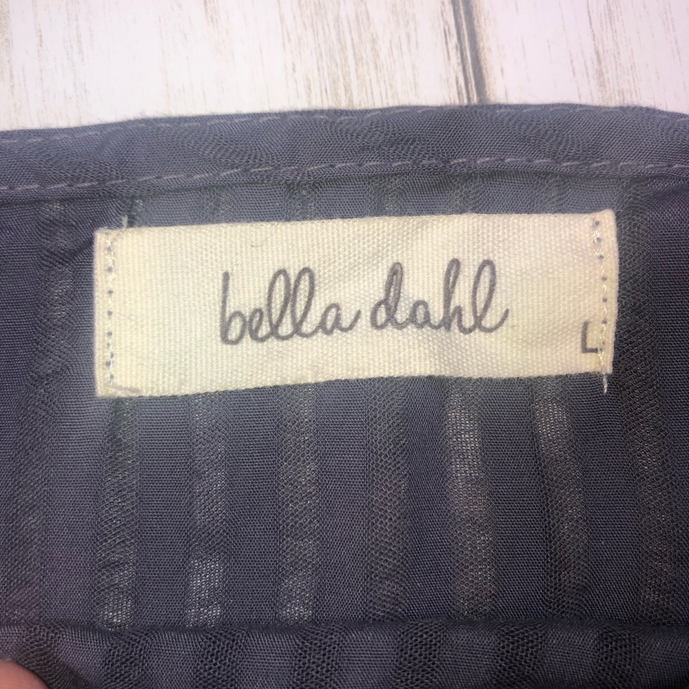 Anthropology Bella Dahl Shadow Stripe Bell Sleeve - Picture 4 of 5